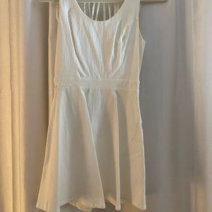 White Day dress with Strappy Back